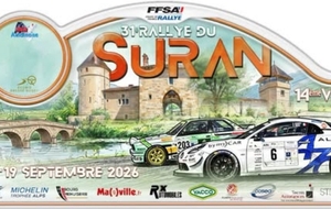 Rallye du Suran les 18 et 19 septembre 2026