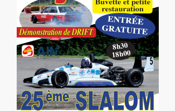 25ème slalom des pays de l'Ain le 13 juillet 2025